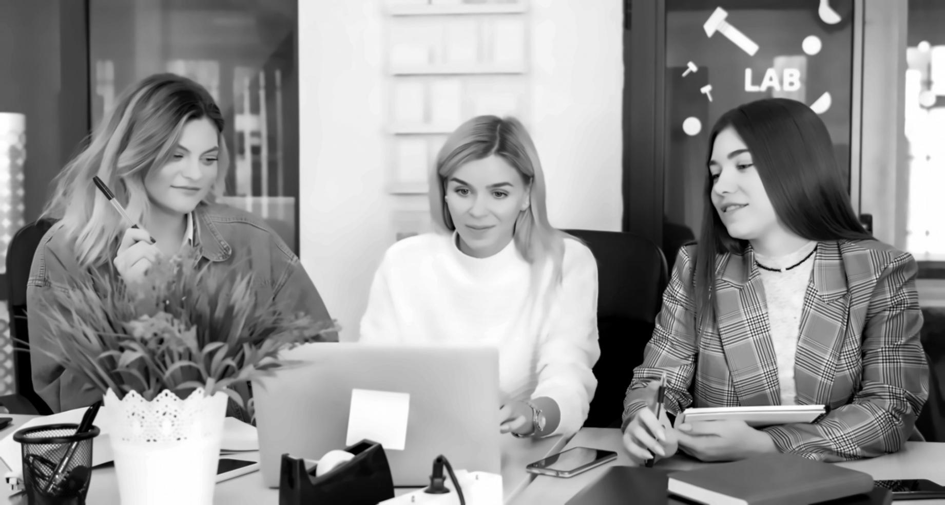 Strategic consultation session with data analysis and planning materials